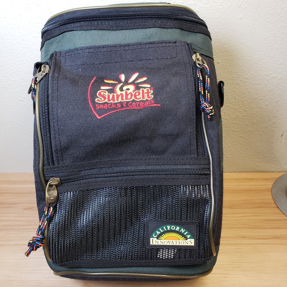 California Innovations Sunbelt Snacks & Cereals Cooler Bag Travel Beach Picnic